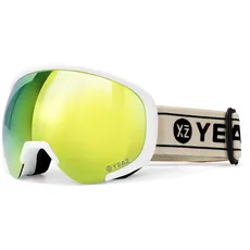 YEAZ Snowboardbrille »Ski- und Snowboard-Brille BLACK RUN«, gelb