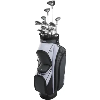 Wilson Wilson Golf Clubs, Player Fit Complete Set, Incl. Cart Bag Golf Bag, Graphite, for Women