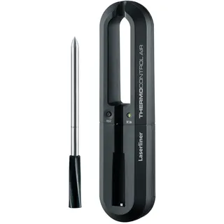 Laserliner Fleischthermometer, ThermoControl Air, digitales Temperaturmessgerät für Gastronomie, Haushalt, Handwerk und Industrie, Grillthermometer kabellos, 0 ° bis 300° C