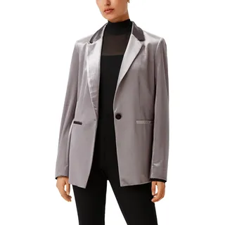Comma Blazer aus Samt