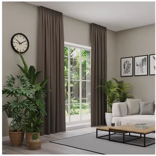 Neutex for you! Verdunkelungsvorhang »INSULA« Multifunktionsband 1 Stk. tlg. Uni-Dimout für starke Verdunklung, nach Maß, braun