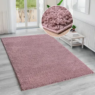 Bruno Banani »Shaggy Soft« rechteckig 30 mm Höhe gewebt, Uni Farben, besonders weich und kuschelig, Kundenliebling, lila