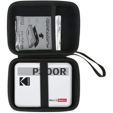 Aenllosi Hart Tasche Hülle für Kodak Mini 3 Retro P300R/Mini Shot Combo 3/Mini Shot 3 Retro C300R Tragbarer Drucker(Grau)