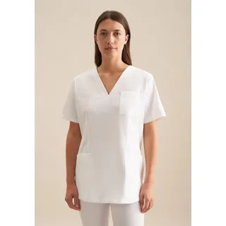 seidensticker Funktionshemd Tunika Uni, weiß
