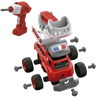 Tachan CPA Toy Group Trading s.l. - Feuerwehrauto mit Sound und elektrischer Halterung, Funksteuerung, rot (CPAToy Group S.L. 7838034M)