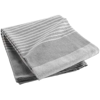 Douceur d ́intérieur Bettüberwurf Adele 180/220 cm , Grau , Naturmaterialen , 180x220 cm , Heimtextilien, Bettwäsche & Leintücher, Tagesdecken