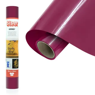 Siser® EasyWeed® Bordeaux, 30cm x 1m, thermo-transferierbare Flexfolie zur Personalisierung von Stoffen, kreative Hobbys, zertifiziert nach VeganOk und Öko-Tex Standard 100 Klasse I
