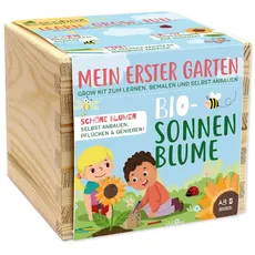 Feel Green ecobox-Kids-Edition Sonnenblume, Nachhaltige Geschenkidee (100% Eco Friendly), Grow Your Own/Anzuchtset, Made in Austria