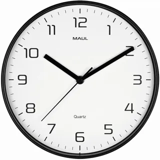 Maul Quarz Wanduhr 25,0 cm 9051690 schwarz