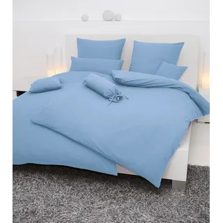 Janine Design Piano Bettwäsche-Garnitur Farbe bleu Größe 135x200 + 80x80 cm - Hellblau