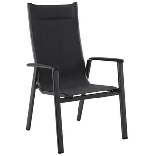 MWH Core Stapelstuhl Aluminium/Textilene Anthrazit