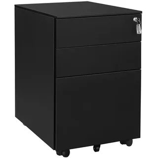 Songmics Boxxx Rollcontainer 39 x 52 x 60 cm schwarz