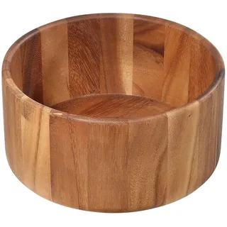 Zassenhaus Salatschüssel Akazienholz | Schale aus hochwertigem Holz | Zur Zubereitung und zum Servieren von Salat | Dekoschüssel | Naturholz | Ø 25 x 12,5 cm