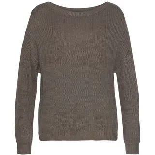 LASCANA Strickpullover Damen stein Gr.32/34