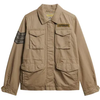 Superdry Embellished M65 Military Jacke - Dark Sage Green - S