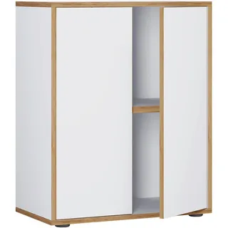 VCM Salia Aktenschrank 60 x 40 x 180, weiß