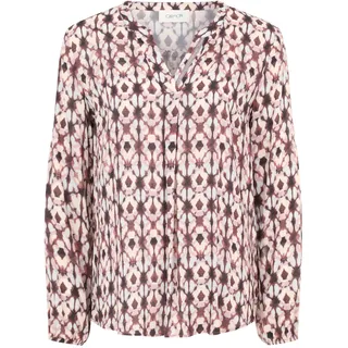 Klassische Bluse CARTOON "Blusenshirt mit Muster", Damen, Gr. 34, pink (violett, rosa), Obermaterial: 100% Viskose CV., Blusen Klassische Bluse