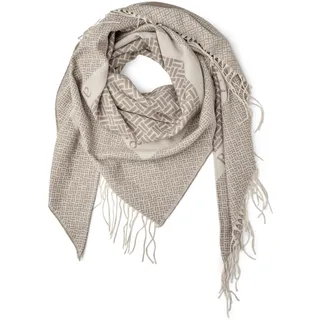 Street One Jacquard Dreieckstuch light terra mocha A