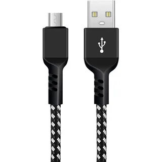 Maclean Brackets USB zu MicroUSB 1 m Schwarz