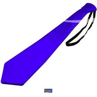 Metallic Farbige Krawatte – blau