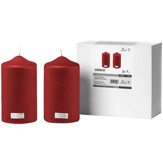 Fink CANDLE Stumpenkerze 15 cm 8 cm rot