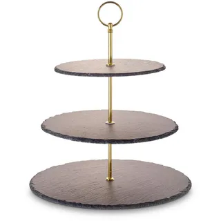 Echtwerk Cupcake-Ständer , Stein , rund , 25 cm , Geschirr, Tischkultur & Serviergeschirr, Etageren