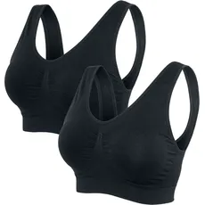 Urban Classics  Ladies Pads Sport Bra  Girl-Unterwäsche  schwarz