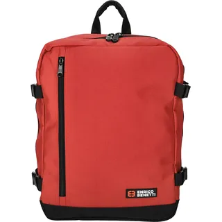 Christian Wippermann Damen Herren Laptop Rucksack City Bag Plane Tasche Bag Bordgepäck Rot - Rot