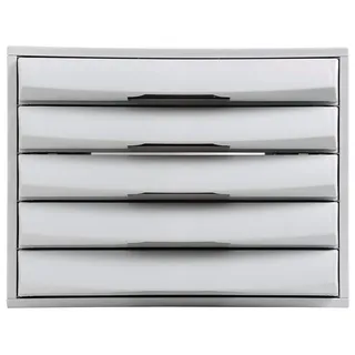 Exacompta 222040D Büro-Schubladenschrank Grau