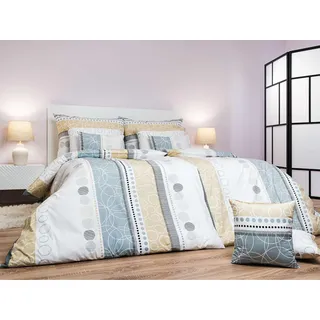 Leinen Krepp Atelier beige 140x200, 70x90 cm - Beige