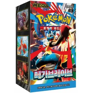 Pokémon Mega Brave Booster Display Koreanisch