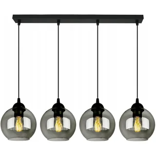 FKL DESIGN Home Deco Deckenlampe Pendellampe Hängelampe Wandlampe Tischlampe Leuchte Pendelleuchte Kugel Schwarz Grau Weiß Lampe aus Serie N100 verschiedene Varianten (BZ4)