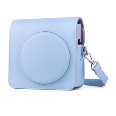 Rieibi Square SQ1 Tasche, Schutzhülle für Fujifilm Instax Square SQ1 Sofortbildkamera, kompakte Abdeckung mit verstellbarem Schultergurt, blau, Kameratasche
