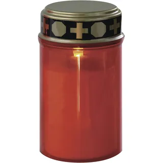 EMOS LED Grabkerze 7 x 12,5 cm rot