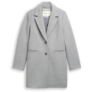Tom Tailor Slim Fit Wollmantel Grau 34