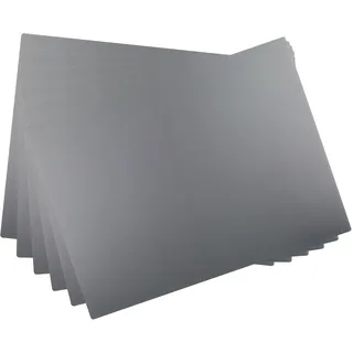 Etiketten-Becker Platzset 41,5 x 31 cm Anthrazit Basic | Schickes Platzset abwaschbar, rutschfest, pflegeleichtes Tischset, Untersetzer für Indoor- & Outdoor-Tische, wasserabweisend