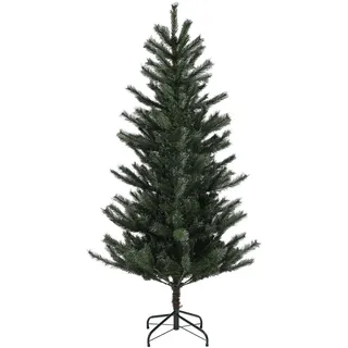 Homcom Künstlicher Weihnachtsbaum, 180 cm Christbaum mit 467 Spitzen, flammenhemmend, klappbar Stahlständer, für Weihnachten Deko, Grün