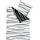 MOTION Wendebettwäsche Gestreift Schwarz/Weiß 135 x 200 cm + 2 x 80 x 80 cm