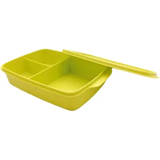 Tupperware to Go Lunchbox 1,0 L limette mit Trennwand Clevere Pause Schule