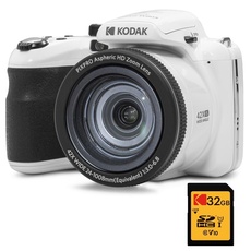 KODAK Pixpro Astro Zoom AZ425 – Digitalkamera Bridge, 42-facher optischer Zoom, 24 mm Weitwinkel, 20 Megapixel, LCD 3, Video Full HD 1080p, Li-Ion-Akku – Weiß