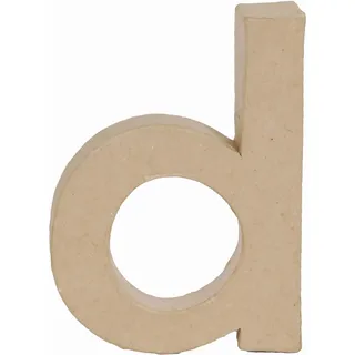 Décopatch AC816C - Kleiner Buchstabe aus Pappmaché, d 1,5x8,5x12cm, perfekte Deko für das Zuhause, 1 Stück