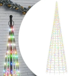 vidaXL LED-Weihnachtsbaum 3000 LEDs Mehrfarbig 800 cm