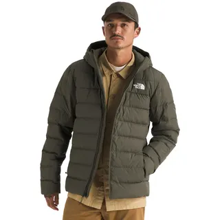 The North Face NF0A84I121L M Aconcagua 3 Hoodie Sweatshirt Herren New Taupe Green Größe L