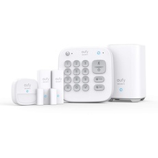 Bild von 5-teiliges Smart Home Set, Sicherheitssystem Bewegungssensor, 2 Diebstahl-Sensoren, Alarmsystem, mit App, kompatibel mit eufyCam, Steuert andere HomeBase Überwachungsgeräte