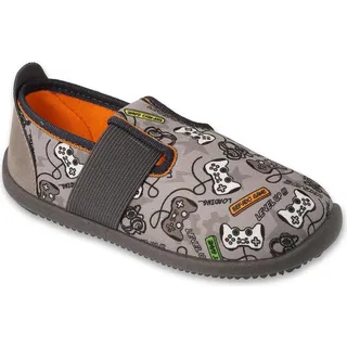 Hahusschuhe Befado SOFTER 901X021 901Y021 barfuß grau GAME flexi - Grau