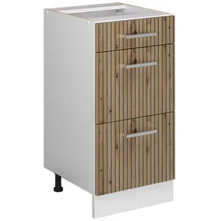 Vicco Unterschrank R-Line 40 x 46 x 81,5 cm Artisan-Eiche/Weiß