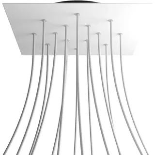 Creative Cables Krovnq4014f102 Xxl Rose-one Square Matt Weiß Rosen-set - Multicolor - 400 mm