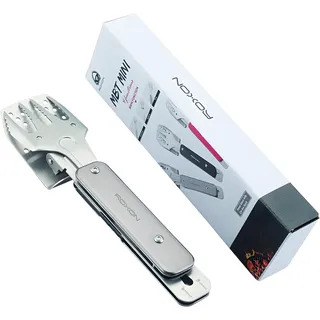 ROXON Grillbesteck 22,6 cm Edelstahl grau