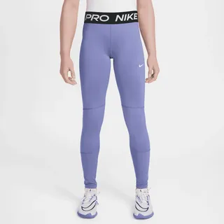 Nike Mädchen Tight Pro DA1028-569 137-147 - Light Thistle/Black - 137-147