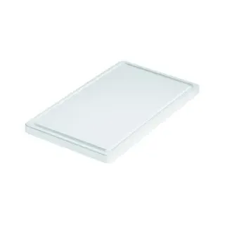 Haug Schneidebrett groß, 60 x 40 cm , Polypropylen, antibakteriell, Farbe: weiß